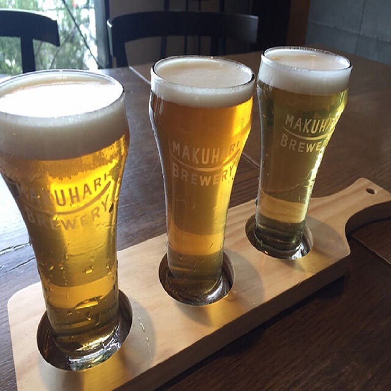 3種類のビール飲み比べ